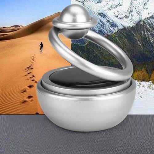 Car Perfume Solar Auto Rotating Aromatherapy Perfume Decoration for Car Car Perfume Holder