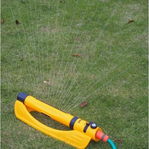 Free shipping 3-in-1 Luxury Lawn Garden Outdoor Automatic Rotating Sprinkler Watering Sprayer Swing Type