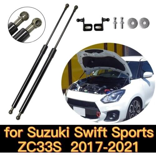 For 2017-2021 Suzuki Swift Sports ZC33S Hatchback Front Hood Bonnet Gas Struts Spring Lift Supports Shock Damper Rod Absober Arm