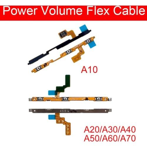 Power & Volume Flex Cable For Samsung Galaxy A10 A20 A30 A40 A50 A60 A70 A90 M10 M20 M30 A105 M105 M205 M305 A205F A305F A405F