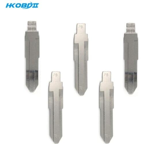 HKOBDII #79 for XMZ Metal Blank Uncut Flip KD Remote for KD Blade for Xhorse Blade for JMD Blade Key Blade