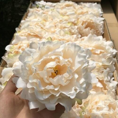 15CM artificial flowers Silk Peony Flower Heads Wedding Party Decoration supplies Simulation fake flower head home decorations