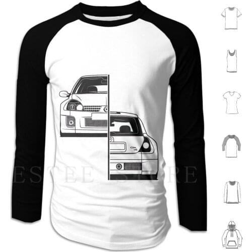 Clio V6 Best Shirt Design Hoodie Long Sleeve Clio V6 Clio V6 Car World Hot Hatch Clio Clio V6 Clio V6