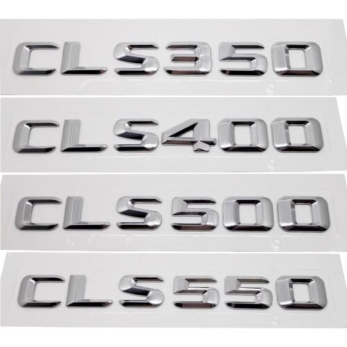 Metal Car Rear Sticker Emblem Badge Exterior Decals For Mercedes Benz For CLS Class CLS350 CLS400 CLS500 CLS550 C200 W219 W203