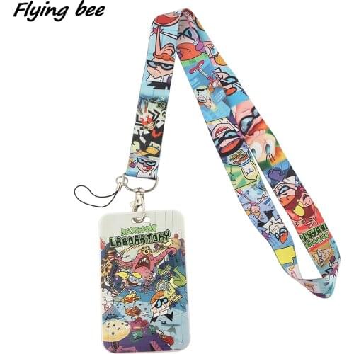 Flyingbee X1674 Cartoon Neck Strap Lanyard For Keys ID Card Gym Phone Straps USB Badge Holder DIY Hang Rope Lanyard
