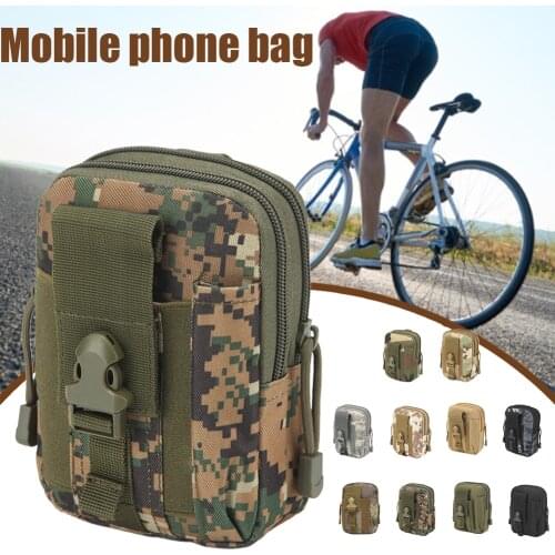 Men Outdoor Tactical Molle Pouch Belt Waist Pack Bag Small Pocket Military Waist Pack Running Pouch Travel Camping Pocket Bags