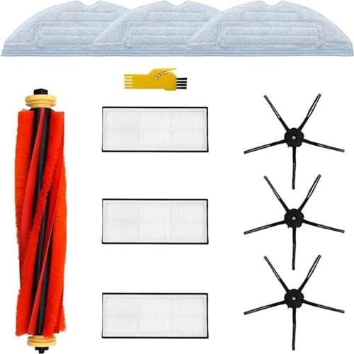 Accessory Set For Roborock S7 T7S Vacuum Cleaner Replacement Parts With Main Brush & Filter & Side Brush & Mop Cloth