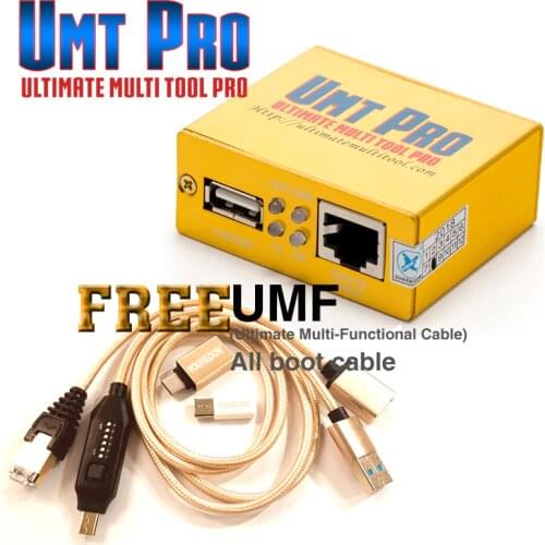 Newest 100% Original UMT Pro BOX UMT UMT BOX + AVB BOX 2in1 box + UMF all boot Cables Free Shipping