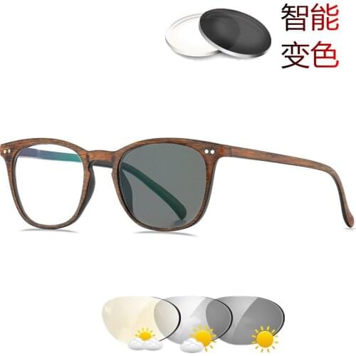 New intelligent color-changing glasses photochromic sun reading glasses indoor and outdoor light-sensitive color change readers