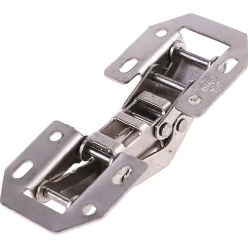 T3EC 90 Degree 3" Cabinet Hinges No-Drilling Bridge Shaped Spring Door Hinge For Cupboard Furniture With Screws