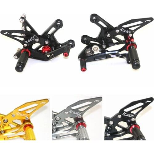 CNC Adjustable Rear Set Rearsets For KAWASAKI ZX10R 2016 2017 2018 2019 Foot Rest