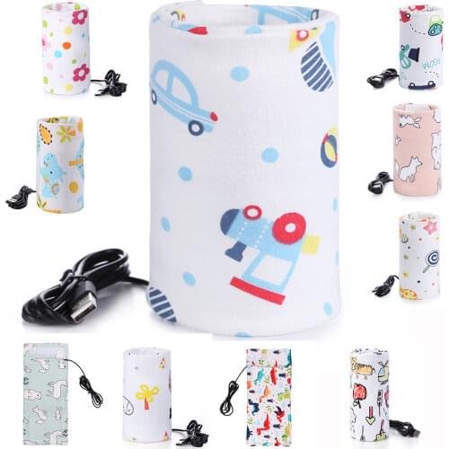 Portable USB Baby Milk Bottle Warmer Heater Storage Insulation Baby Bottle Thermostat Non Toxic Feeding Bottle Warmer