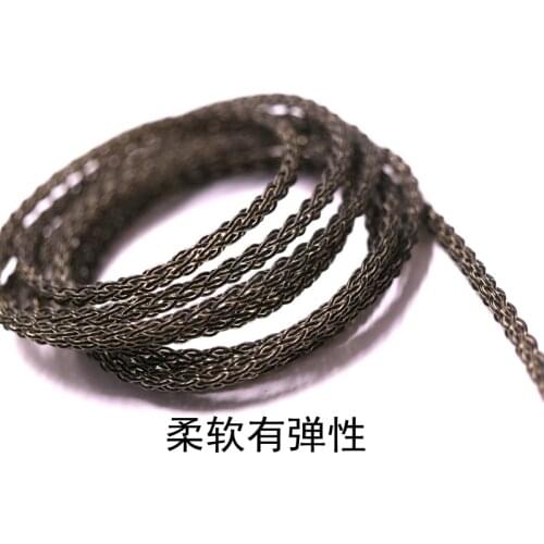PU litz single crystal copper 8-strand braided wire
