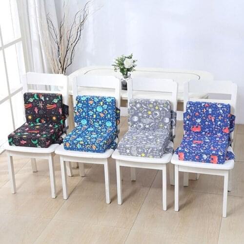 2 Pcs/Set Baby Booster Seat Dismountable Adjustable Washable Toddler Dining Chair Pads Kid Infant Travel Booster Seat Cushion w