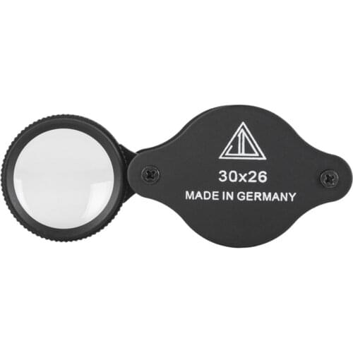 Magnifier Folding Pocket Handheld Magnifier 30X Metal Mini Jewellery Loupe Portable Magnifying Glass Gift Jewelry Appreciation
