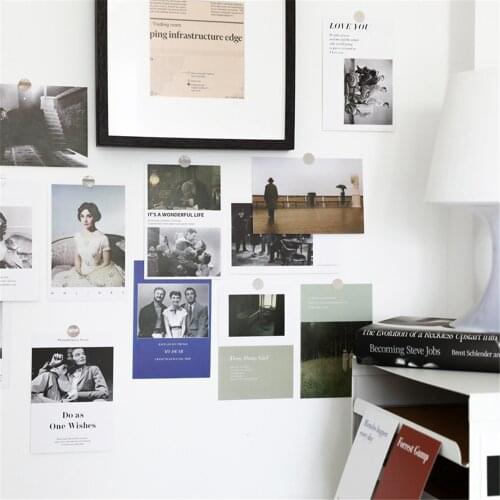 15Pcs Ins Style Classic Movies Summary Paper Card Sticker Walls Art Cinema Decoration Photography Props Hoom Decor Wall Design