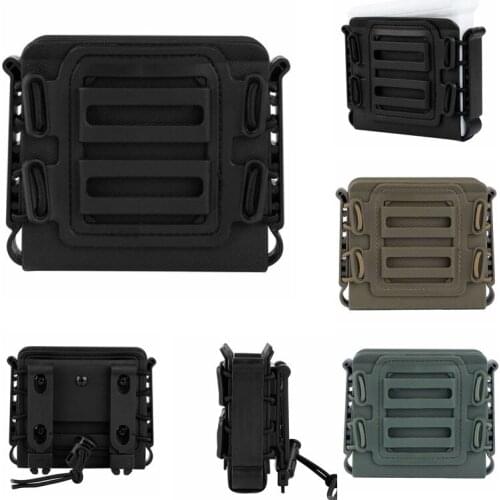 Outdoor Tactical equipment sniper cartridge box scorpion cartridge box soft shell wearable belt accessories