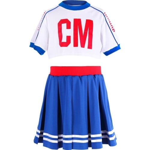 Spring Summer Children Hip Hop Clothes Girls Jazz Street Dance Costume Short Sleeve Skirt Set Ballroom Dancewear Stage Outfit