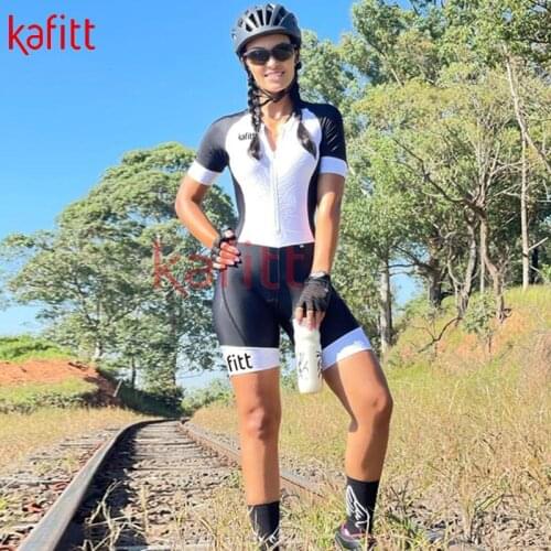 Cafete Summer New Ladies Triathlon Sportswear Cycling Suit Racing Suit Professional Cycling Suit Summer Breathable Sexy Tights