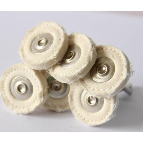 1PCS cloth polishing wheel pad 25mm polishing wheel brush grinding bit drill rotating tool accessories