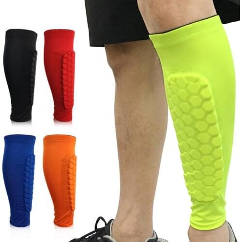 1Pc Bicycle Sport Leg Sleeve Anti Collision Calf Brace Support Running Basketball Football Running Breathable Leg Sleeve