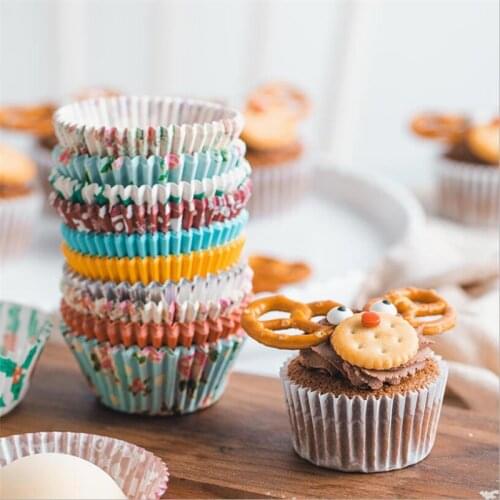 125pcs Snowflake Christmas Snow Tree Santa Cupcake girl boys birthday baby shower Cupcake Liner muffin baking Cup cake mold tool