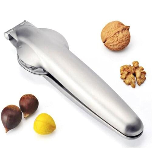 200E Stainless Steel Quick Chestnut Clip Walnut Pliers Metal Nut Cracker Sheller Nut Opener Kitchen Tools Cutter Gadgets Tool