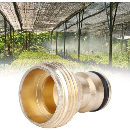 3/4 Aluminum Quick Connection Hose Connector Water Pipe Adapter for Home Garden