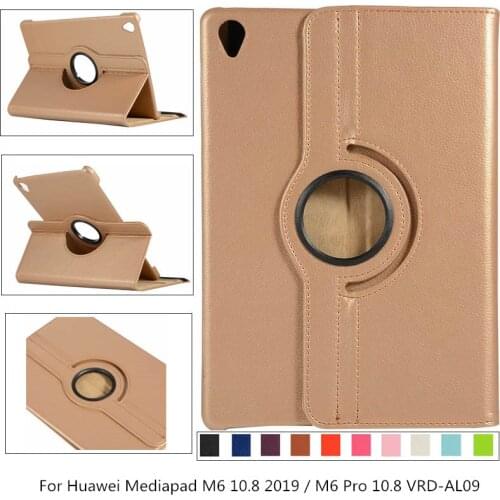 360 Degree Rotating Case for Huawei Mediapad M6 10.8 VRD-AL09 Cover for Huawei M6 10.8"(PRO) 2019 Funda Tablet Stand Shell +pen