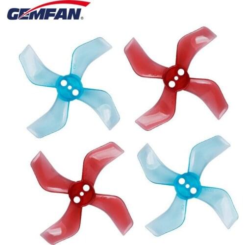 Gemfan 1636 1.6X3.6X4 40mm 4-Blade PC Propeller 1mm 1.5mm for RC FPV Racing Freestyle Tinywhoop Drones 1103 1105 DIY Parts