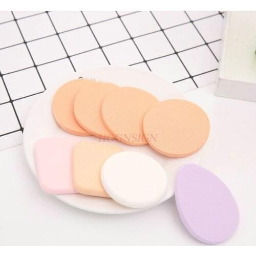 8 Pcs Wet And Dry Skin Friendly Beauty Face Flutter Makeup Puff Combination Set Tool Sale