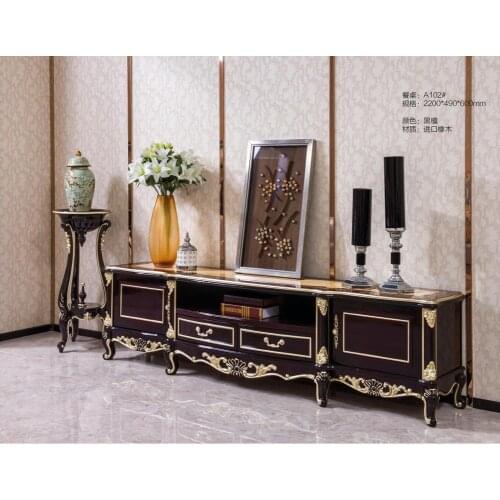 Antique High Living Room Wooden furniture lcd TV Stand DNVA102