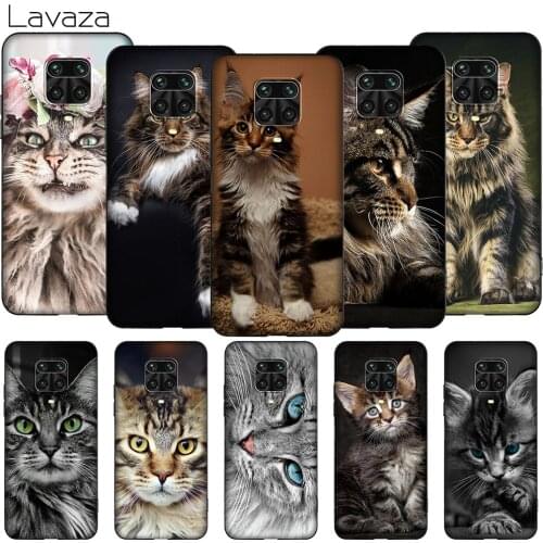 T145 Pet Maine Coon Cat Case for Redmi Note 5 6 6A 7 7A 8 8T 8A 9 9C 9S K20 K30 Poco X2 Pro Max