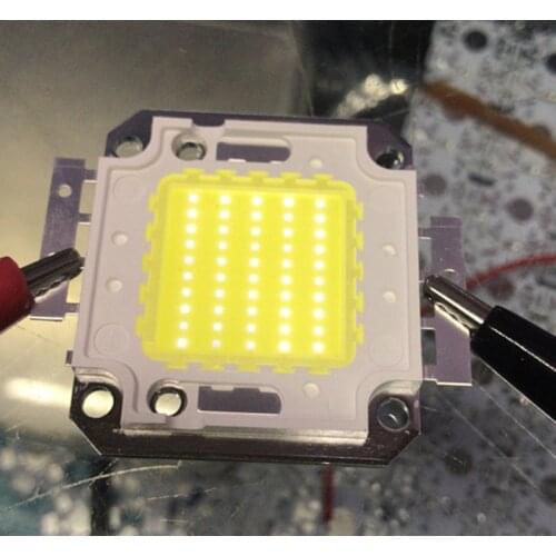 100pcs 20W 30W 50W 100W High Power Light White warm white Bulbs Lamp Chips 35x35mil copper bracket