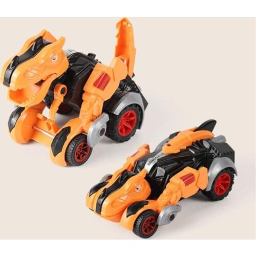 Deformation car dinosaur car mecha chariot model dinosaur deformation car inertia car toy childrens birthday gift toy