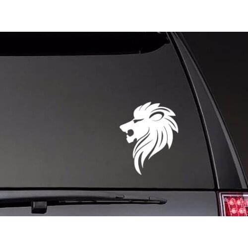 Sleek Lion Head Car Decals Art Stickers Bumper Car Window New Design Decor ZP0394