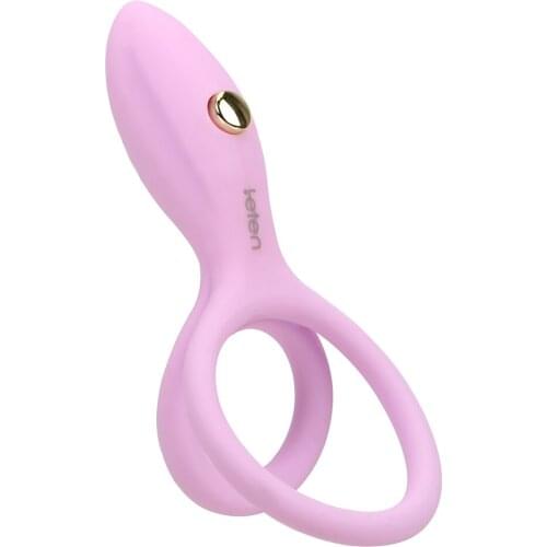 IKOKY Male Masturbation Vibrator Adult Sex Products Clitoris stimulation Delay Ejaculation Sex Toys for Men Penis Rings