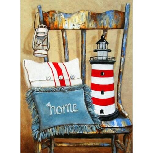 Kexinzu Full Square/Round Drill 5D DIY Diamond Painting "Home chair" 3D Embroidery Rhinestone Cross Stitch Home Decor Gift Y3464