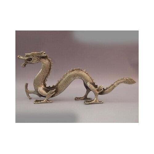Chino blanco Copper Bronze Silver riqueza auspicioso Fly Dragon estatua 506 copper decoration bronze factory Pure Brass