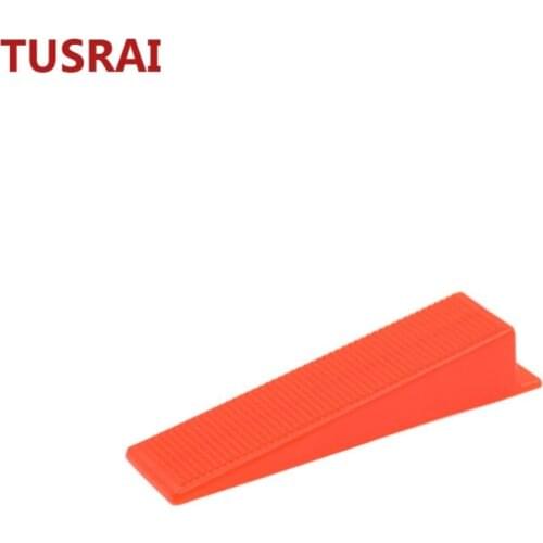 Tile Leveling Wedges Standard 100pcs Ceramic Wall Floor Tile Leveling System Tiling Installation Tools Parts Red TUSRAI