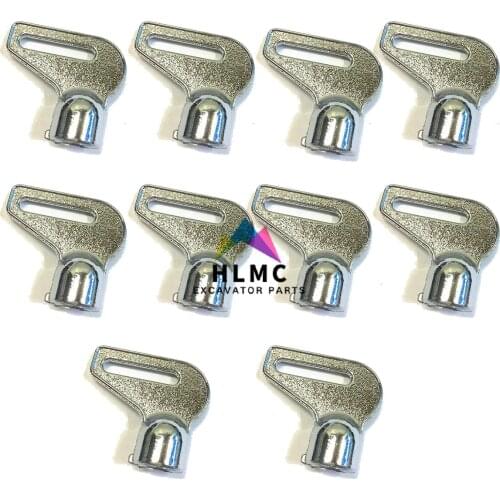 2PCS excavator isuzu 6HK1 key for 1823160070 ignition Key