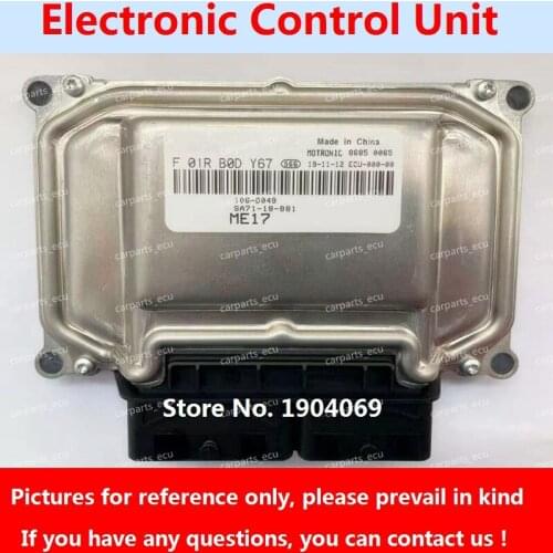 Engine Computer F01R00DBF6 3601015-4V7 F01RB0DBF6 ME17 ECU F01RB0DY67 F01R00DY67 SA71-18-881 106-D049 For FAW Haima Car