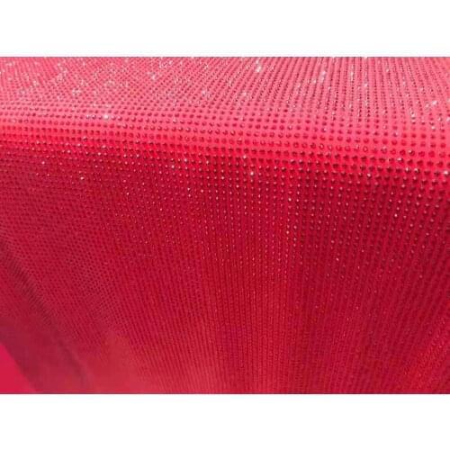 Red Lace Fabric Luxury African Lace Fabric High-End Atmosphere French Nigerian Bride Tulle Mesh Lace Handmade For Wedding 5Y