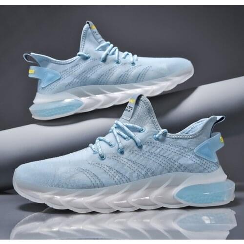 2021 Summer Sneakers Men Mesh Breathable Running Shoes Soft Lightweight Sports Fitness Athletic Shoes Trendy Luminous Zapatillas