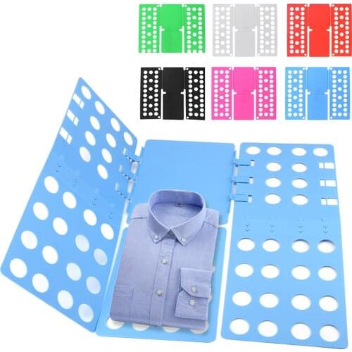 Adjustable folding board to save time and fast folding clothes, folding board, easy to use clothes rack