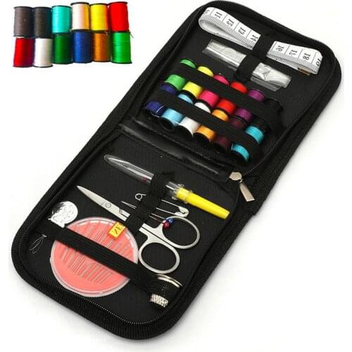 Sewing Kit Sewing Accessories Mini Travel Sewing kit with Sewing Needles, Threads, Sissors with Bag for Beginners & Emergency