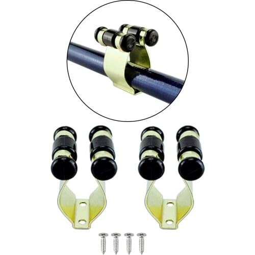 Set of 2 Fishing Rod Holders Fishing Rod Keeper Fishing Rod Rack Durable Practical 19x29mm