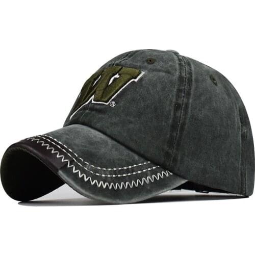 New Cotton Embroidery W baseball caps for men women snapback hat embroidery casual cap casquette dad hat hip hop cap Trucker cap