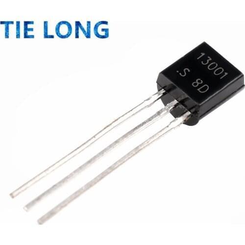 100PCS MJE13001 TO-92 13001 TO92 E13001 new triode transistor