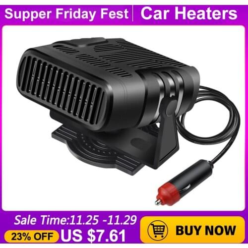 4 IN 1 12V/24V 120W Car Heater Electric Cooling Heating Fan Portable Electric Dryer Windshield Defogging Demister Defroster